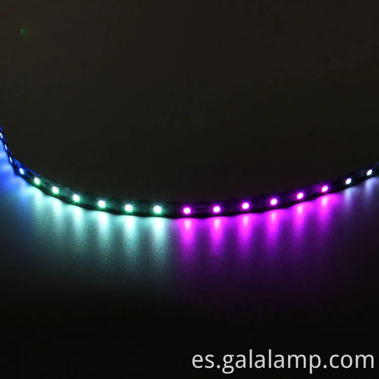 Luz de tira LED DMX RGB impermeable con 5050 colores